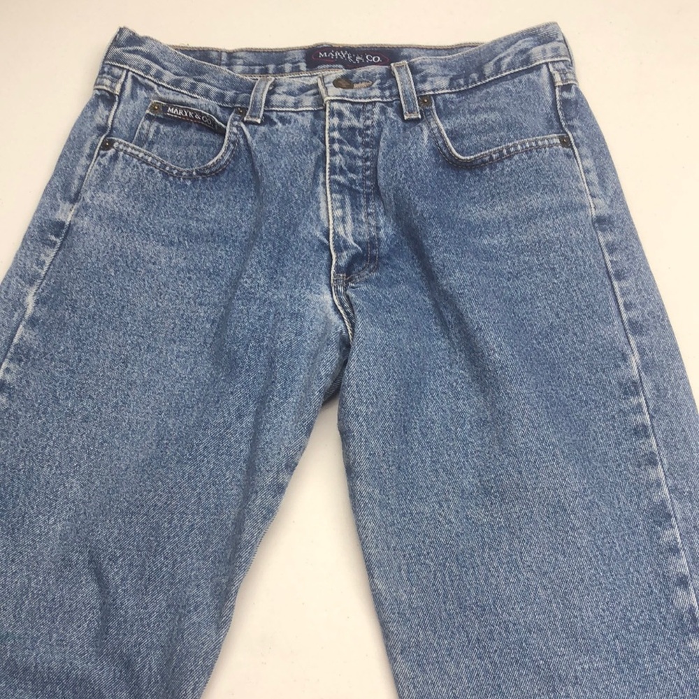 Blue Bootcut Jeans with Classic Medium Wash
